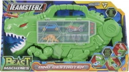 Teamsterz Beast Machines dinozaver s 4 dodatki – shranjevalni set za avtomobilčke in akcijsko igro
