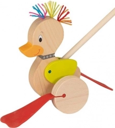 Lesena raca na palici