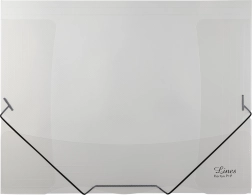 Prozorna mapa z elastiko Lines