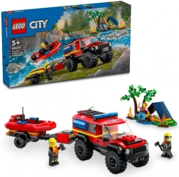 LEGO City terenski gasilski voz s reševalnim čolnom