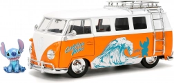 Stitch figurica 4 cm in model Volkswagen T1 1:24 od Jada Toys