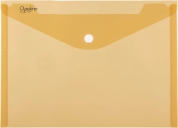 Mapa s pritiskačem A4 Opaline oranžna iz polipropilena 180 mikronov (pakiranje 5 kos)