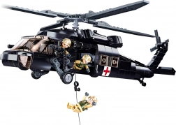 Sluban ModelBricks reševalni helikopter UH-60 Black Hawk