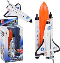 Vesoljska ladja z raketo svetlobni in zvočni učinki