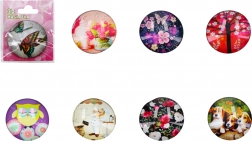 Stekleni 3D magnet Mix