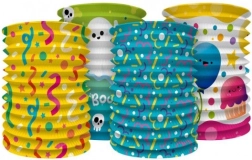 Barviti papirnati lampijon valj 15 cm