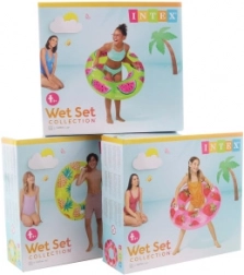 Napihljiv plavalni obroč z ročaji 107cm