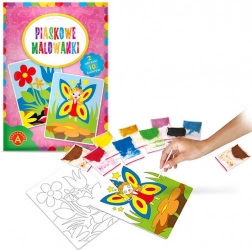 Peščene slike Vila, Cvetlice