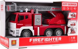 Interaktivno gasilsko vozilo s funkcijo svetlobe, zvoka in vode v merilu 1:12