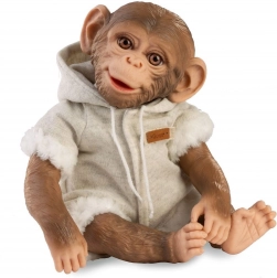 Guca realistična opička dojenček reborn 32 cm z mehkim telesom