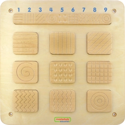 Masterkidz senzorična stenska tabla – prepoznavanje tekstur