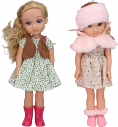 Lutka s krznom in učinki 35 cm