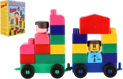 LORI polytechnic construction set with colorful blocks, 76 pieces