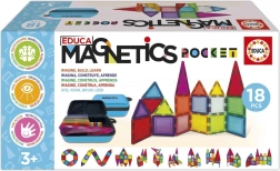 Educa magnetna sestavljanka Magnetics v etuiju, 18 kosov