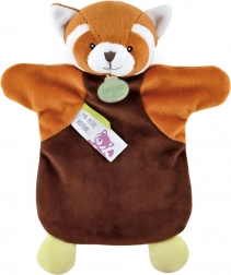 Plišasti ročni lutki panda rdeča 25 cm