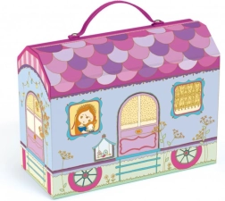 DJECO Tinyly figurka Bluchka s potovalno hišo