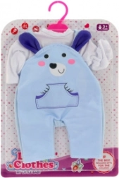 Oblačila za punčko 36–46 cm – pajacek in majica