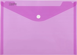 Mapa z gumbom A4 OPALINE rožnata