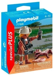 Playmobil Special Plus raziskovalec z mladim kajmanom