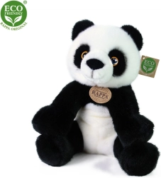 Plišana panda sedeča 27 cm eco‑friendly