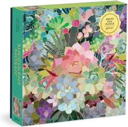 Sestavljanka GALISON mozaik sukulentov 500 koščkov