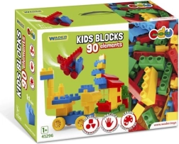 Gradbeni komplet kocke Wader Kids Blocks – 90 delov