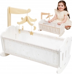 Lesena zibelka za punčke PolarB od Viga