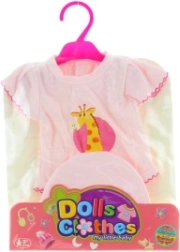 oblačila za punčko 36–46 cm – bodi s kapico