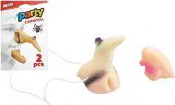 Čarovniški nos in brada za strašljivo zabavo