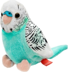Plišasta igrača skobčevka azurno-bela
