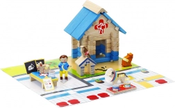 Jeujura Lesena sestavljanka Veterinarska klinika