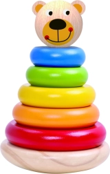 Leseni zložljiv stolp – medved