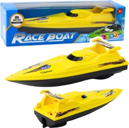 Rumena motorna ladjica na baterije