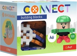 Konstrukcijski set Connect Pocket Boy Adi – kreativne kocke za otroke