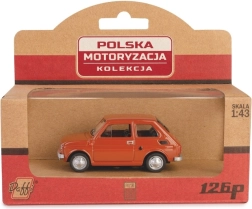 Model avtomobila FIAT 126p PRL rjav 1:43