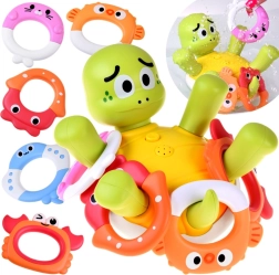 Interaktivna kopalna želva z vodno fontano