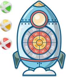 Woopie igra spretnosti: Ježkaste puščice z raketnim tarčnikom