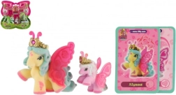 Filly Butterfly družinski figurice – set 2 plišastih konjičkov z dodatki