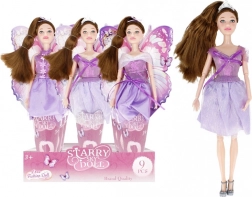 punčka v vijolični obleki 29 cm