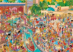 Sestavljanka JUMBO Jan van Haasteren – Fata Morgana, 1000 koščkov