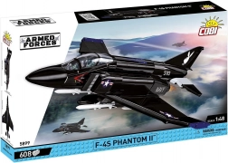 Konstrukcijski set COBI F-4S Phantom II Black Bunny – 608 kosov