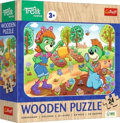 Lesene puzzle TREFLÍCI 24 kosov