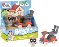 Komplet vozila Bluey z babico Muffin
