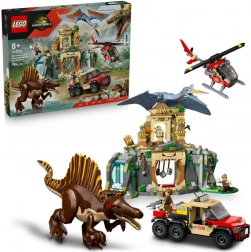 Lego Jurassic World: zračna misija s kvecalkoatlom in spinozavrom