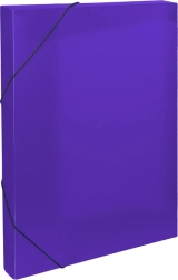 Plastična arhivska škatla z elastiko A4, vijolična
