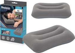 Napihljiv vzglavnik Velur Sivi Bestway
