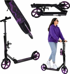 Zložljiv mestni skiro Trike Fix 200 mm črno-vijoličen