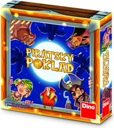 Dino Piratski zaklad – igra pozornosti in spomina za otroke