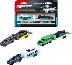 Majorette Mercedes-AMG s prikolico – kovinski model s premičnimi deli