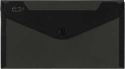 Srebrno kovinsko pisemsko etui z gumbom DL ELECTRA